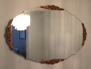 Large Gilded scroll work beveled mirror in Home Décor & Accents in Edmonton - Image 4