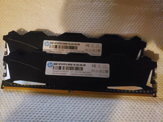 2x8gb ddr4 3600 in Other in Vernon - Image 2