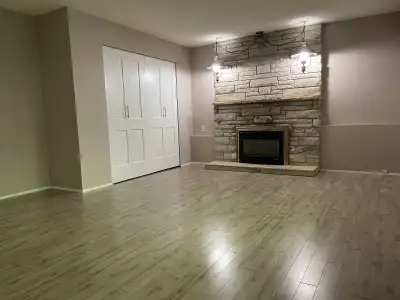 Huge newly renovated bedroom with fireplace available April 1st . Convenient location, peaceful neig...