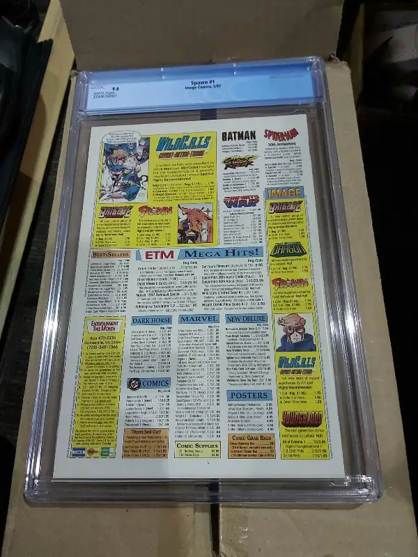 Spawn #1 CGC 9.6 NewsStand in Comics & Graphic Novels in City of Toronto - Image 3