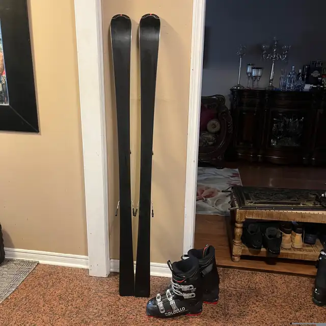 167 Rossignol ski with boots  in Ski in Markham / York Region - Image 7