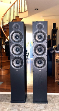 ELAC's Debut 2.0 Series Flagship 4 Driver Tower Speakers DF62-Bk