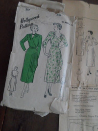 Vintage Hollywood Pattern 308    (1940's)