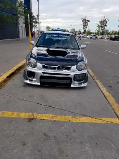 C west front clip for 02-07 impreza ,wrx or sti. Front and rear bumper Hood Fenders ×2 Grill Headlig...