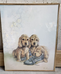 RUANE MANNING PRINT PICTURE PUPPIES