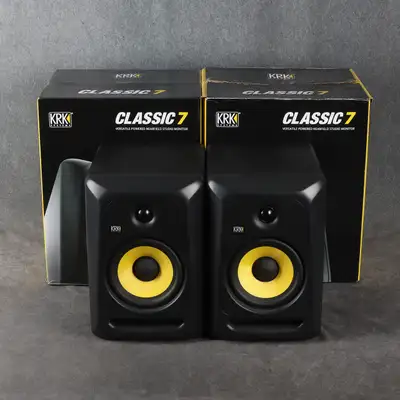 KRK Classic 7” Studio Monitors (Pair) – Excellent Condition, View more