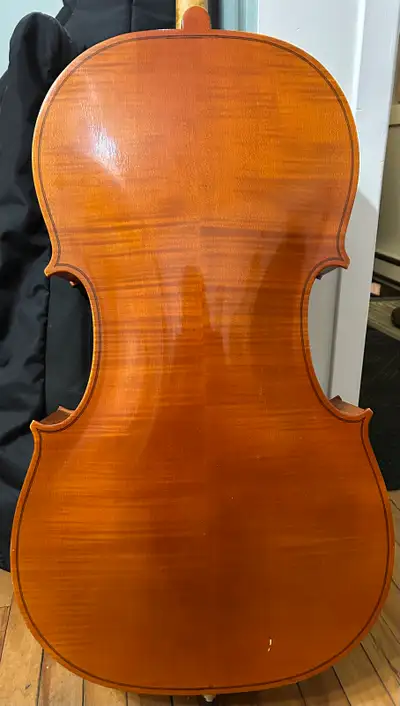 Mint 1982 Glaesel USA, laminated 4/4 cello, $1495, obo., View more