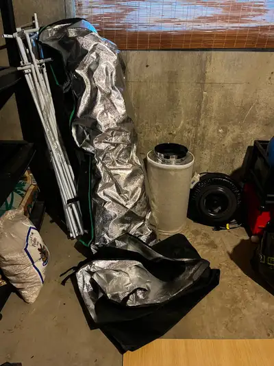 Partial Indoor Growing Set Up, View more