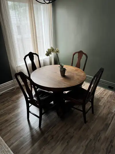 Dining Set Rustic 6 Chairs