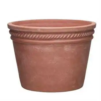 Terracotta pot, 15" diameter, View more
