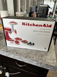 Kitchen aid metal food grinder 