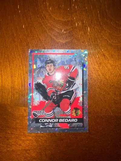Connor Bedard Holographic Rookie Sticker, View more