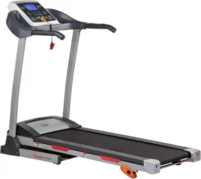 https://www.amazon.ca/dp/B00OS9R9VW Get moving with this Sunny Health & Fitness SF-T4400 treadmill,...