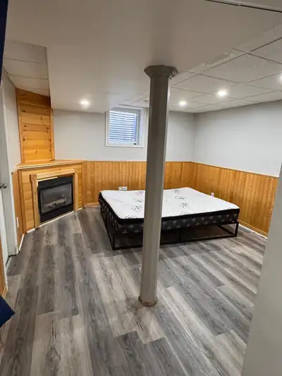 One bedroom basement for rent available from oct 01, Ideal for couples . 1 car parking available. DM...
