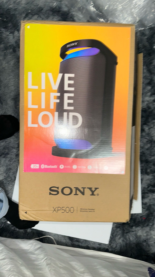 Sony XP-500 speaker, new in General Electronics in Peterborough