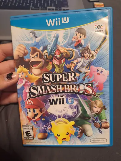 Nintendo Wii U Super Smash Bros Video Game (CIB). Is in good working condition and in good shape. Ha...
