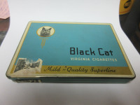 Black Cat virginia cigarettes tin