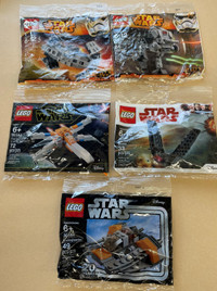 LEGO Star Wars Polybags 5 Mini Sets Original & Sequel Trilogy