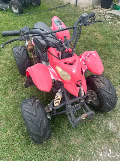 ZSTAR Kids Quad Was running 2 years ago put in shed and left but currently needs a fuel line ( just...