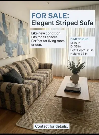 Luxurious 3 seats sofa, View more