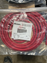 20’ # 4 AWG Battery Cable with lugs