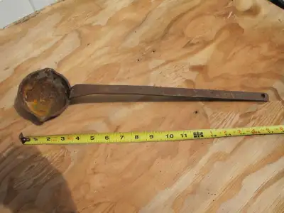 Antique Blacksmith Small Ladle, View more