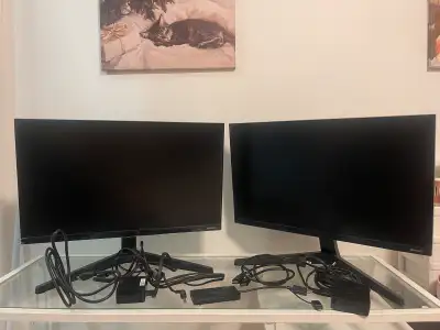 monitors and dual splitter, View more