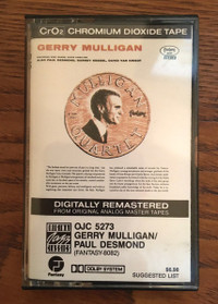 "Gerry Mulligan/Paul Desmond" Cool Jazz Cassette Tape