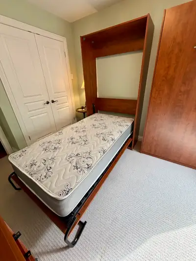 One Twin Murphy Beds With Mattress, View more
