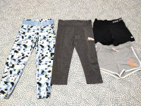 Girls Leggings and Shorts Size 8-10