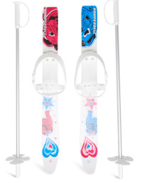 Komperdell Lucy Kids Skis Set - 60% off and brand new