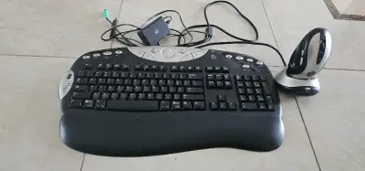 Logitech Cordless Keyboard and Mouse Included, View more
