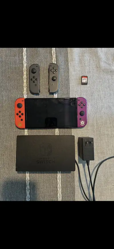 Nintendo Seitch OLED + Controller + Docking Station + Games, View more