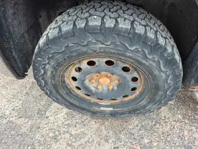 Not bad tires LT 255 /70 R 18 off a chevy Silverado $ 400 for set will be available Wednesday for pi...