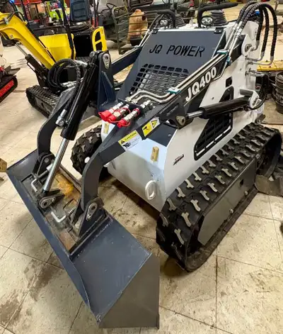 JQ 400 Mini Skid Steer comes with bucket & forks! forks were 800.00 fresh oil change on motor & hydr...