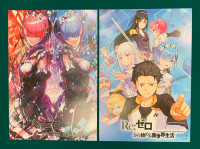 Re zero laminated anime posters ( set of 8 for $40)