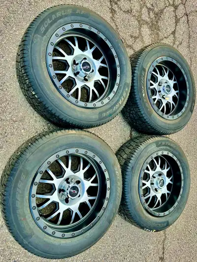 275/55R20 Dodge Ram 1500 Rims/TPMS and tires with 5x139.7-9Jx20 Hub Bore: 77.8 mm ET 10 Tires made i...