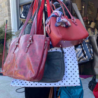 Purses and more purses , leather, vegan, fabric