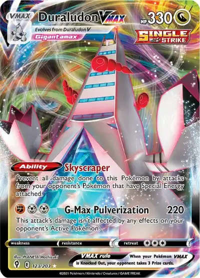 Duraludon VMAX 123/203 Pokemon Card, View more