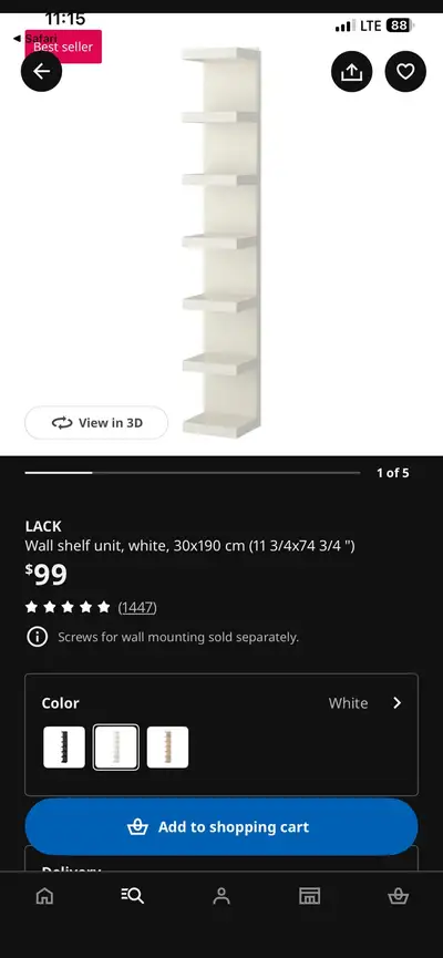 ikea shelve , View more