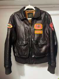 Jacket en cuir , U.S. NAVY SCOTCH BRAND