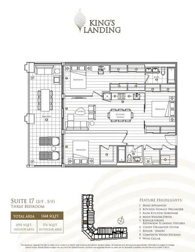 Kings Landing Assignment sale Purchase Price: $1,150,000 Sale Price:$970,000 3 Beds 2 Bath Unit Deta...