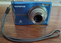 Blue Olympus FE-46 12MP Digital Camera with 5X Optical Zoom