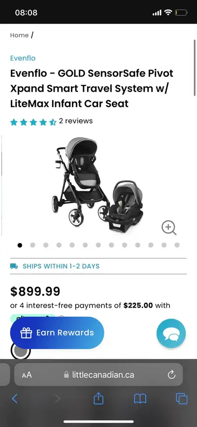 Selling an Evenflo Gold 3-in-1 car seat and stroller travel system. Includes the infant car seat, st...