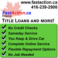 Ontario Personal Car Title Loans, Online Same Day, Fast Cash