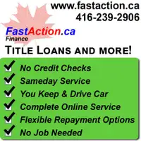 Ontario Personal Car Title Loans, Online Same Day, Fast Cash