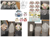 Party/Wedding props, flowers and decorations for CHEAP