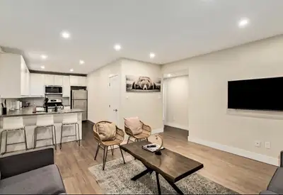 Room for rent in basement unit of single family home. There are 4 rooms and 2 full bathrooms with a...