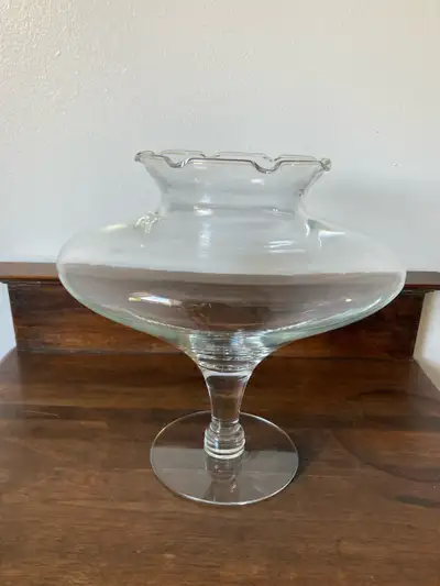 Large glass vase / terrarium, View more