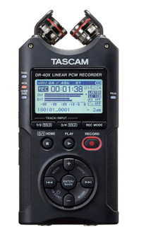 Tascam DR-40X Portable 4-Track Audio Recorder and USB Interface